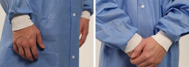 Protexer disposable labcoats are cost effective and comfortable, with triple layer fluid-resistance.